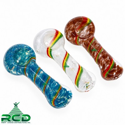 GLASS PIPE FRITTED & ART GP2780 1CT